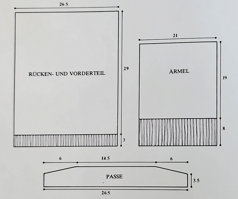 Jungen Pullover mit Längsstreifen (Größen 86-110) Anleitung